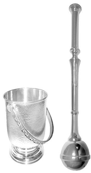 Holy Water Vat + Aspergillum